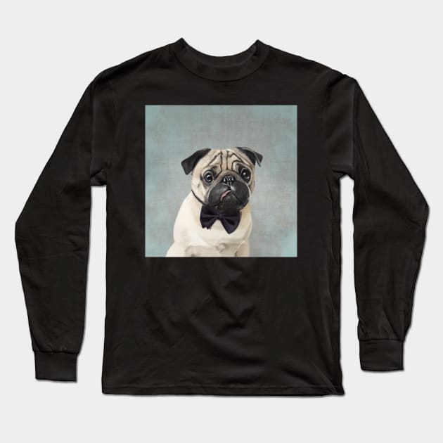 Mr Pug Long Sleeve T-Shirt by Sparafuori